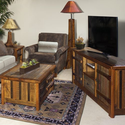 Barnwood T.V. Stands