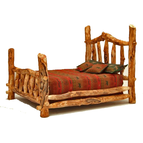 Aspen Log Bed