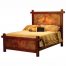 Engraved Copper Panel Ganado King Bed