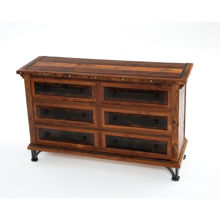 Red River Tombstone 6 Drawer Dresser - Image 2