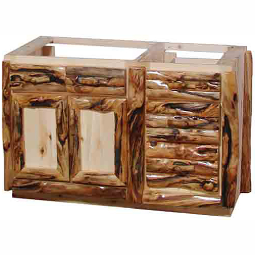 Aspen Log Vanity