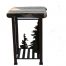 metal end table