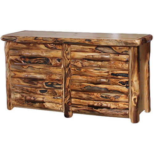 aspen log gnarly dresser