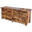 aspen log gnarly dresser