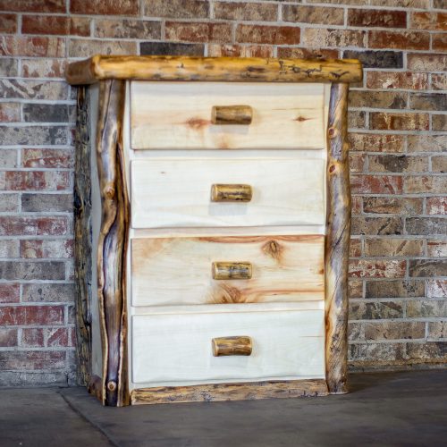 aspen log chest