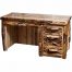 dark aspen desk