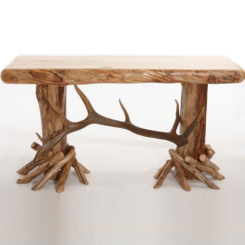 elk antler sofa table