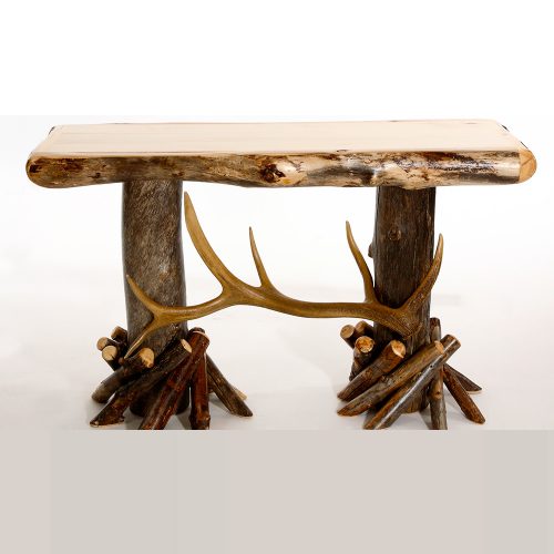 elk antler sofa table