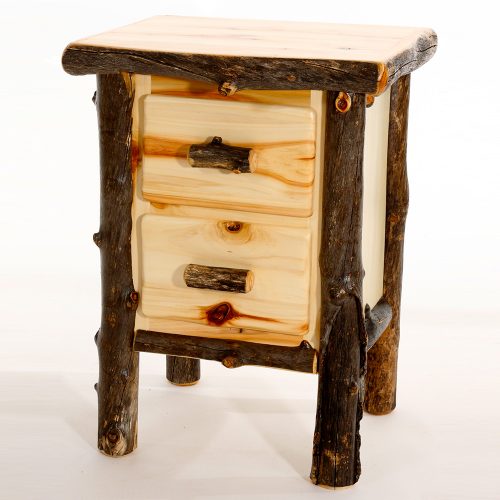 Aspen Log Nightstand