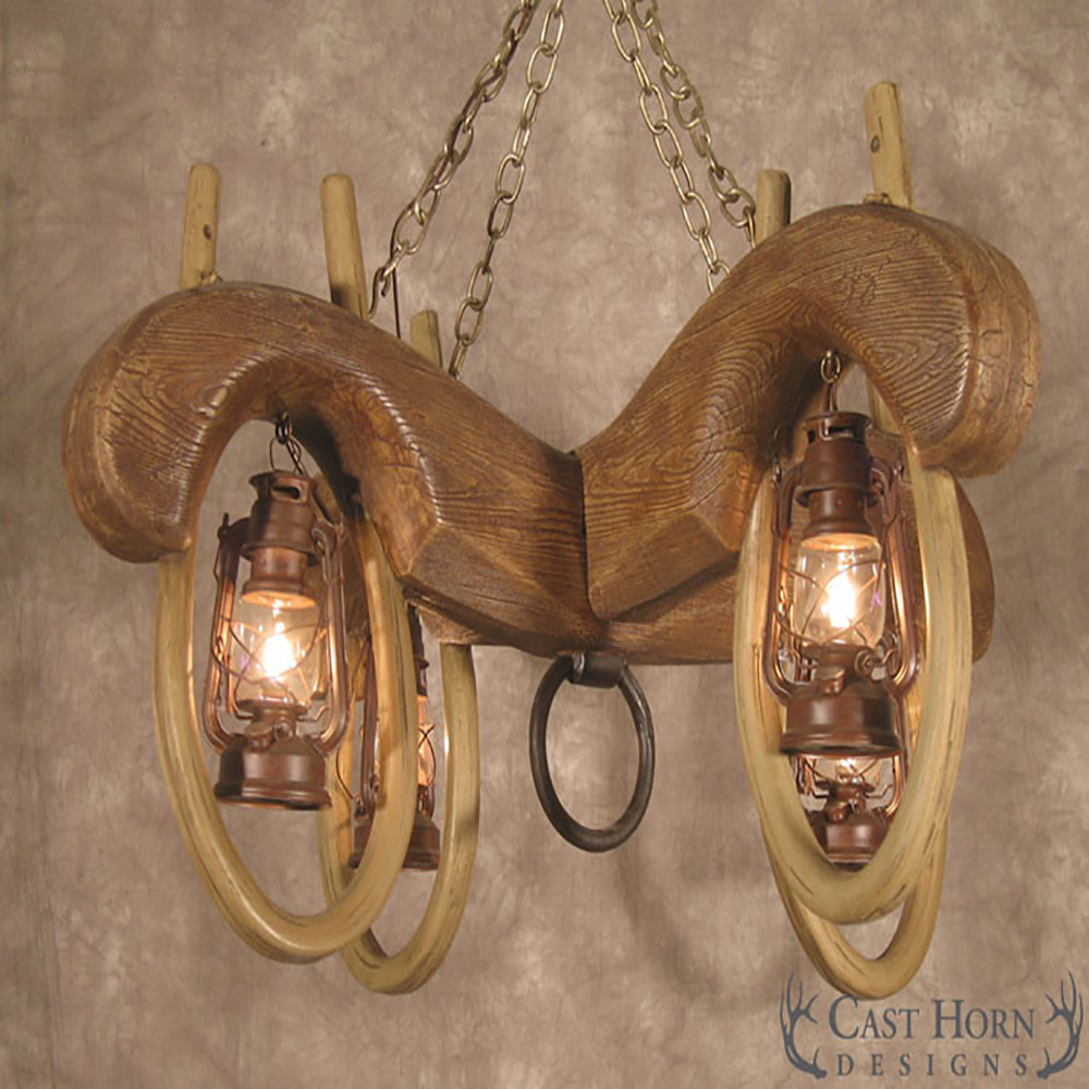 Reproduction Double Ox Yoke 4 Lantern Light Y4