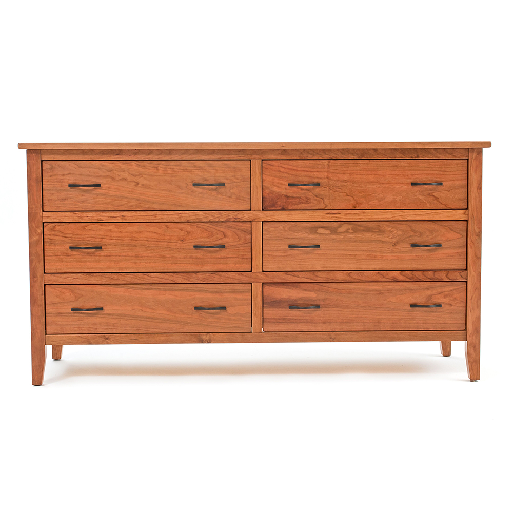 Denver 6 Drawer Dresser – Solid Cherry Wood 88425-WC