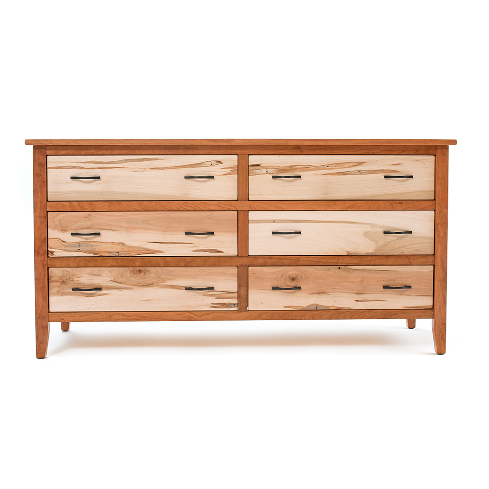 Denver 6 Drawer Dresser – Maple & Cherry Mix 88425-WCM