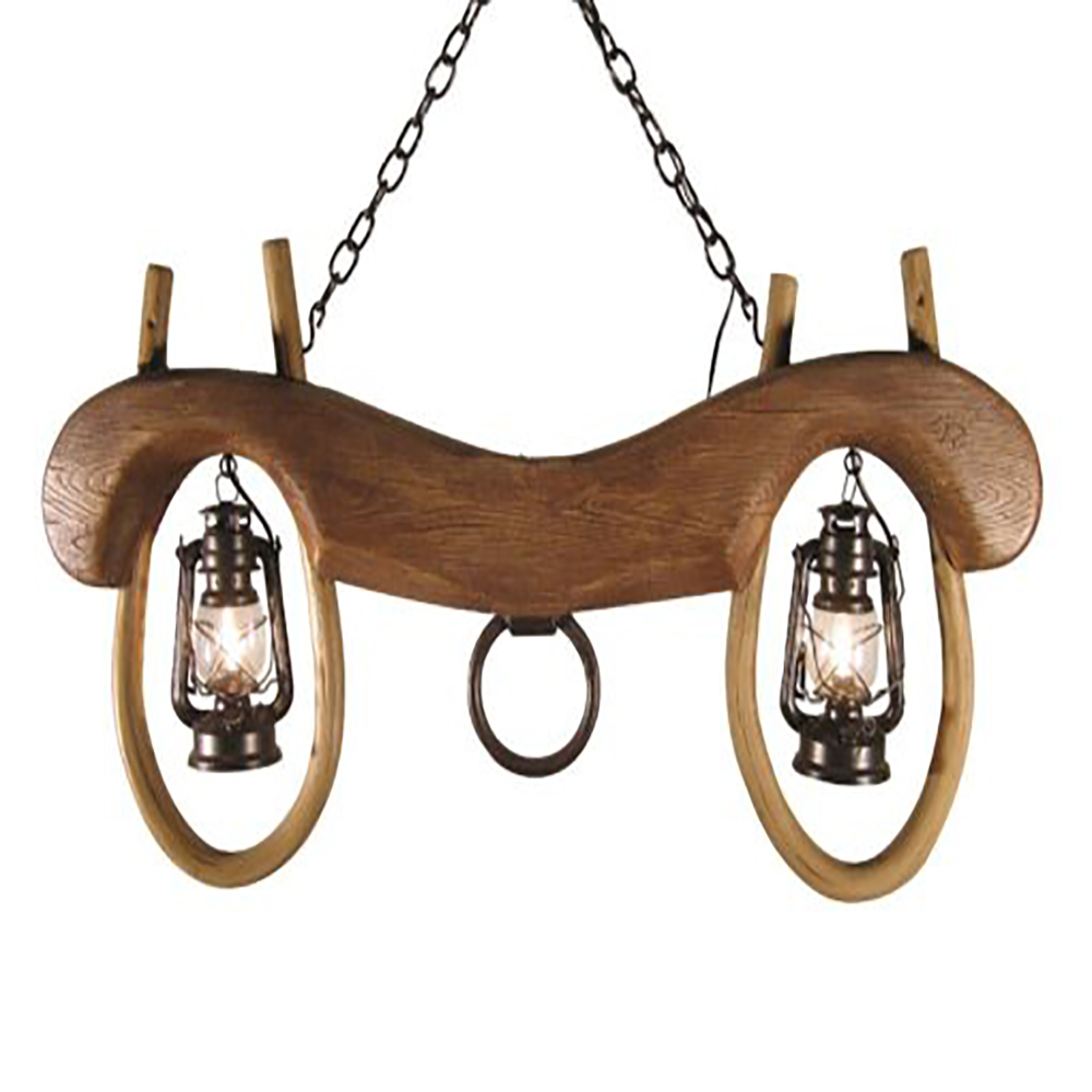 Reproduction Single Ox Yoke 2 Lantern Light Y2