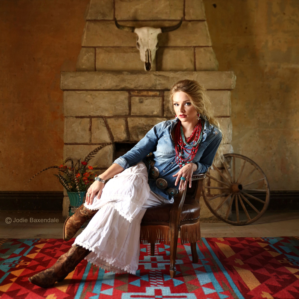 Rustic Cross Sunset Rug