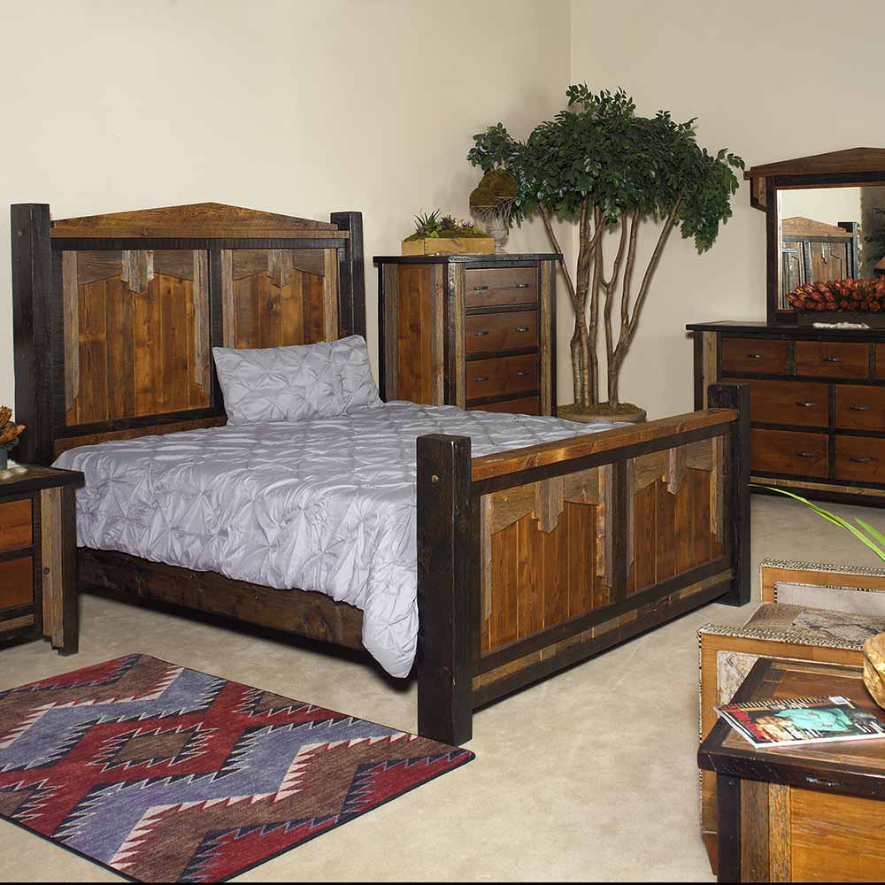 Cody Reclaimed Barn Wood Bed 29440