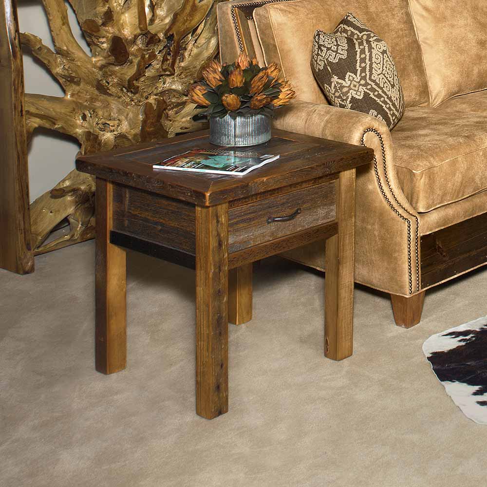 Barnwood End Tables
