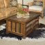 Heritage Teton Reclaimed Barn Wood 2 Door Coffee Table 18215