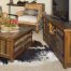 Heritage Ashland Reclaimed Barnwood 2 Door 1 Drawer T.V. Stand