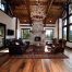 Steel Traditions Martinique Round Mesquite Coffee Table ST1117
