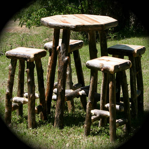 Aspen Log Pub Tables