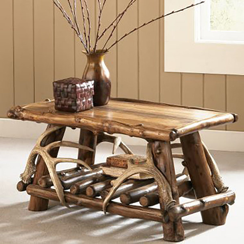 Aspen Log Coffee Tables