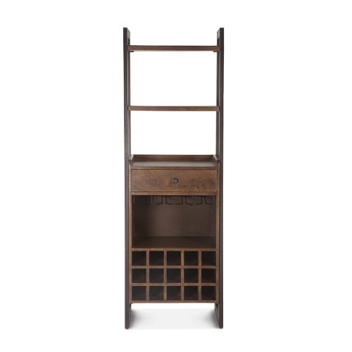 Mozambique Walnut Bar Cabinet