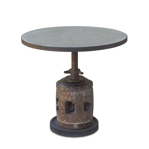 Old Mill Adjusting Round Dining Table