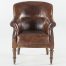 Shakespeare Leather Arm Chair