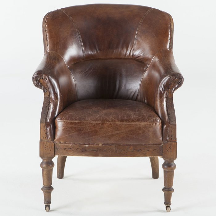 Shakespeare Leather Arm Chair