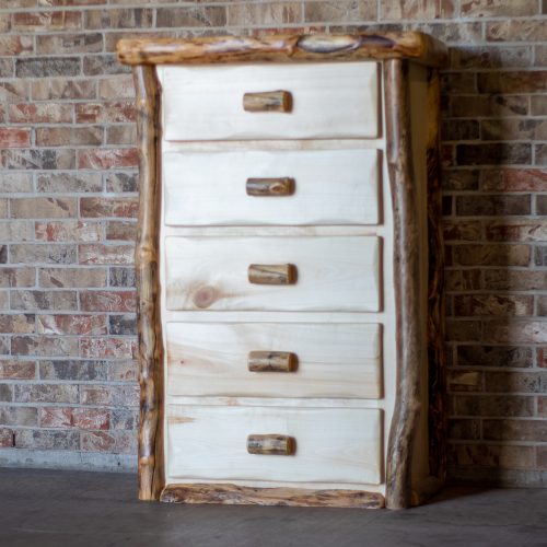 Aspen Log 5 Drawer Chest