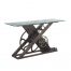 Old Mill 58" Glass Console Table HTD-FOM-CN58