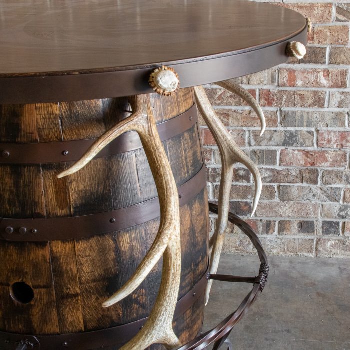 Whiskey River Elk Antler Pub Table - Image 3