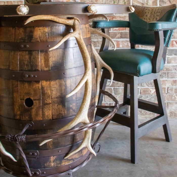 Whiskey River Elk Antler Pub Table - Image 5