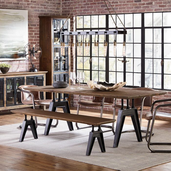 Carnegie Dining Table 84" Bandsaw Teak