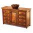 Francisco 1 Door 8 Drawer Copper Buffet