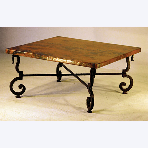 copper cocktail table