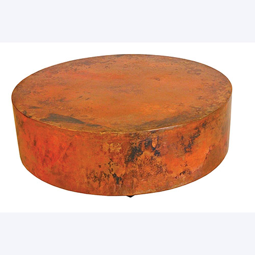 Copper Round Coffee Table