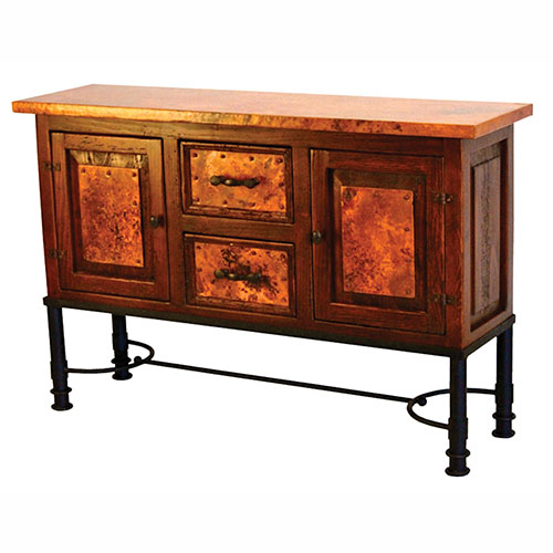 Patti Base Copper Console Table