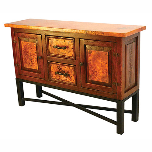 Copenhagen Copper Console Table