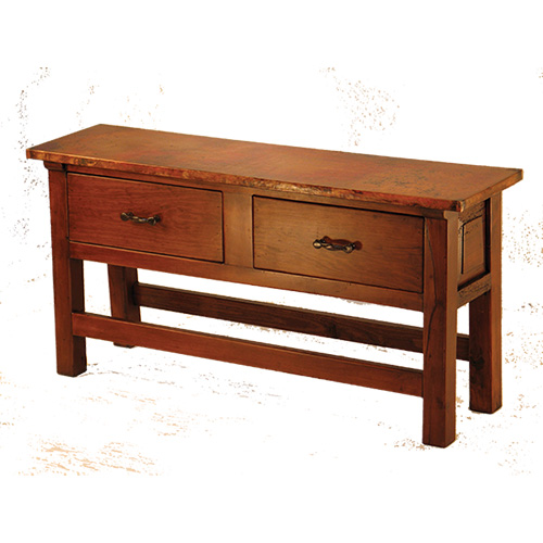 Carol Copper Sofa Table