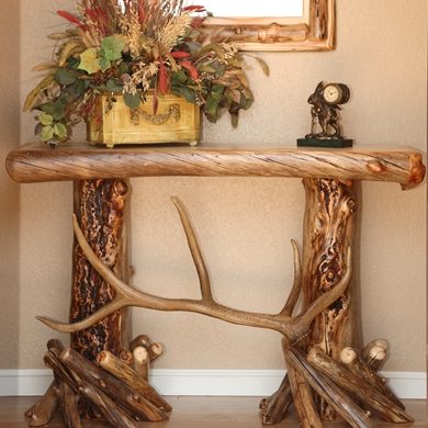 Aspen Log Sofa Tables