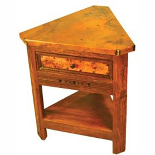 copper nightstand