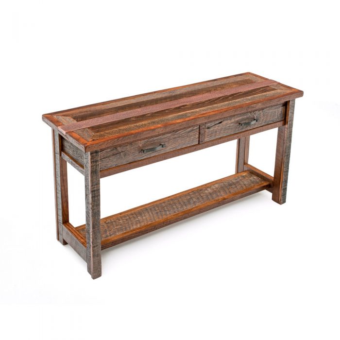 Copperhead 2 Drawer Sofa Table with Copper - Image 3