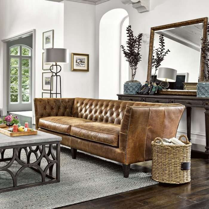 Duncan Leather Sofa