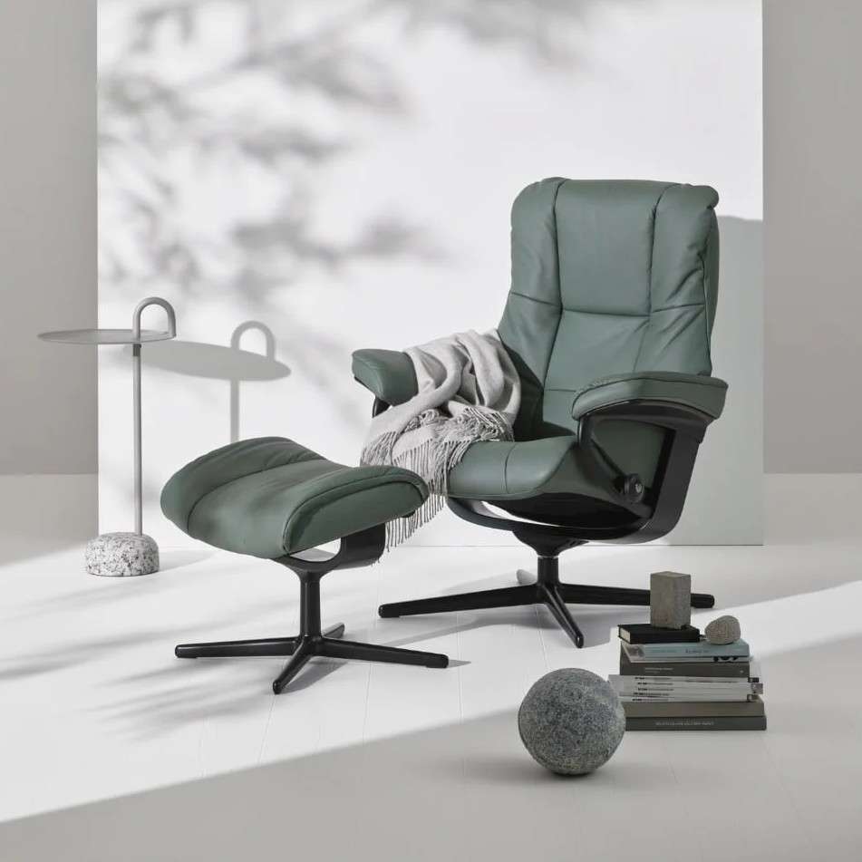 The Stressless collection of leather recliners and sofas at Louis Alan Design Gallery