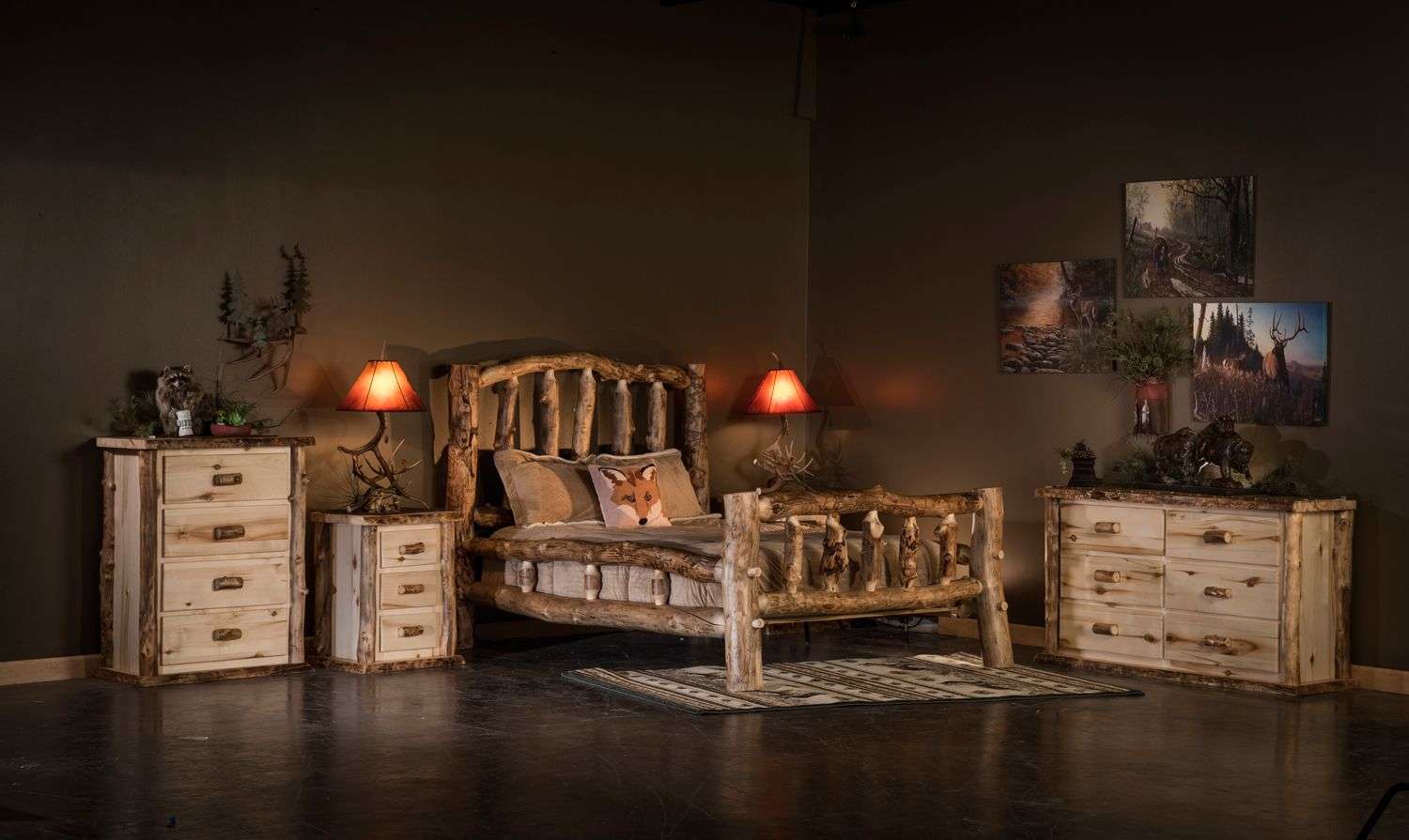 Aspen log furniture collection